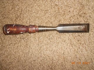 Stanley No.  750 Rare Vintage Wood Chisel 1” Wide Blade