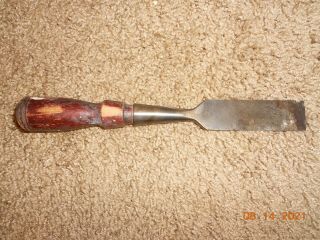 Stanley No.  750 rare vintage wood chisel 1” Wide Blade 2