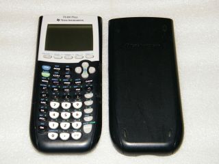Vintage Texas Instruments Ti - 84 Plus Graphing Calculator 2004 Navy Blue,