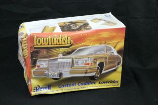 Revell Custom Cadillac Lowrider Model Kit 1:25 Scale Open Box