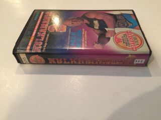 Coliseum video Hulkamania 2 VHS Clamshell Vintage Hulk Hogan Official WWF WWE 3