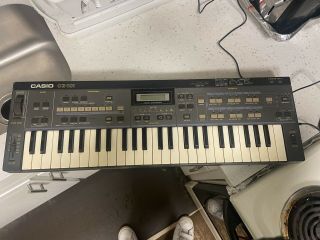 Vintage Casio Cz - 101 Synthesizer Keyboard W/ Power Supply (read) As - Is