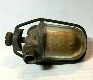 Vintage Carter Carburetor Glass Bowl Gas Fuel Filter Made In Usa Good Glass Bowl
