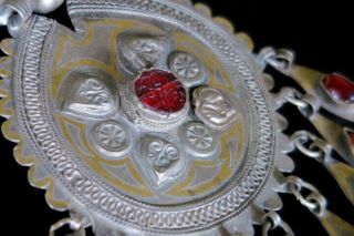 Vintage Tribal Jewellery - Traditional Turkmen (turkoman) Girda Pendant Necklace