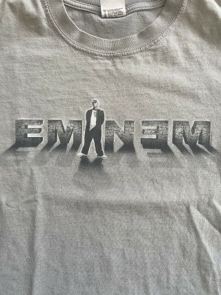 Vintage 2005 Eminem Marshall Mathers Anger Management 3 Tour Rap Tee Shirt Limp