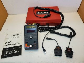 Vintage Alltest Brainmaster 3200 With 23080 & 23081 For Gm Vehicles Connectors