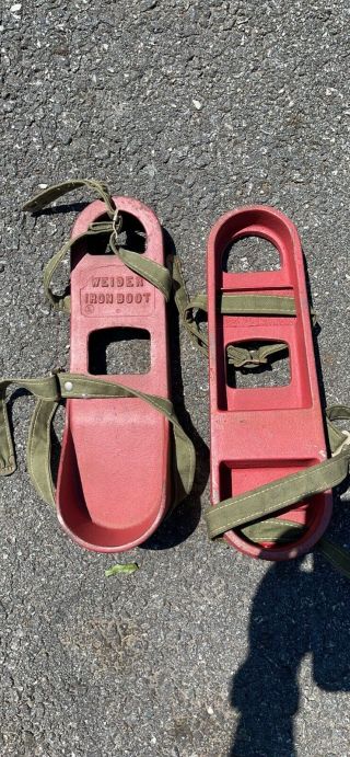 Weider Vintage “Iron Boots” Weighted Iron Cast Fitness Shoes 2