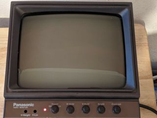 Vintage Panasonic Tr - 930a 9 - Inch Monochrome Video Monitor,  &