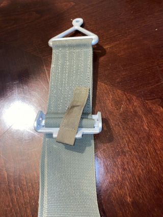Vintage 1960 Military Jet Airplane Aircraft Safety Seat Belt,