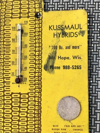 Vintage 1960 ' s Kussmaul Hybrids Seed Corn 7 