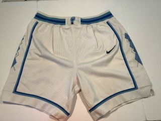 Vintage Team Nike Unc North Carolina Tar Heels Basketball Shorts Argyle Size 34