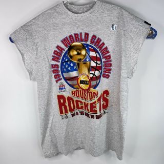 Vintage Starter Houston Rockets Mens Sz Xxl 1995 Nba World Champions Shirt
