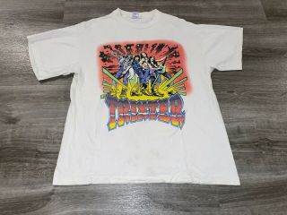 Vtg 1990 Trixter Concert Tour Shirt Xl Glam Rock Hair Band
