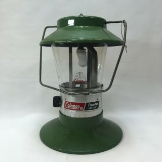 Vintage 1975 Coleman 5107 Propane Lantern Made In The Usa
