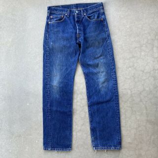 Vintage Levis 501 Dark Wash Straight Leg Jeans Size 31 X 32