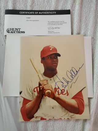 Dick Allen Philadelphia Phillies Signed Autographed 8x10 Vintage Photo