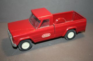 Vintage Red Pressed Steel Tonka Truck Jeep 52030 Hobby Car