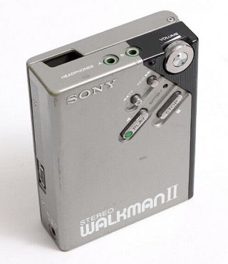 Vintage Sony Walkman Wm - 2 Cassette Player For Parts/repair