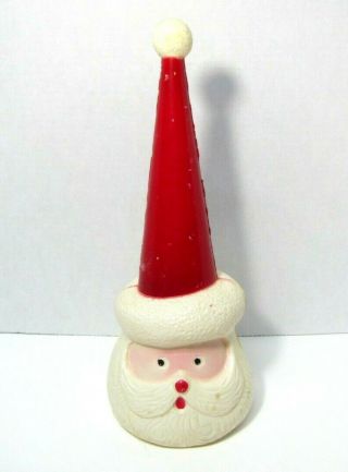 Vintage Union Products Blow Mold Christmas Santa 13 " Tabletop No Cord