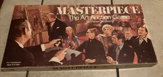 Vintage 1970 Masterpiece The Art Game By Parker Bros Complete