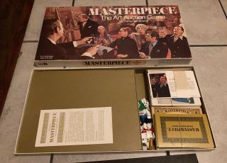 Vintage 1970 Masterpiece The Art Game by Parker Bros Complete 3