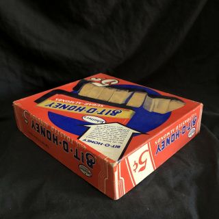 Vintage Bit O Honey Candy Bar Box Schutter ' s Rare 3