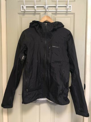 Vintage Patagonia Black Full Zip Windbreaker Jacket W/ Vents - Men’s Size M