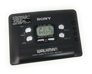 Vtg Sony Walkman Cassette Player Am Fm Radio Wm - Fx511 (cassette Doesn 