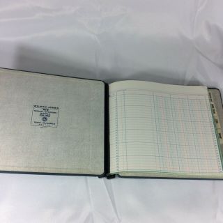 Wilson Jones Nomad Cycolok Ledger Binder Tabs Balance Sheet 10 - 6 Vintage 226 - 40n