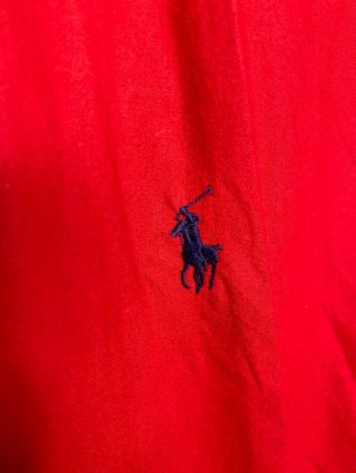 Vintage 90 ' s Polo Ralph Lauren Harrington Jacket Plaid Red Zip Up Men ' s Size XL 2