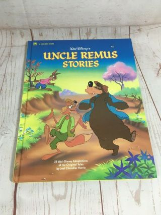 Vtg Walt Disney Uncle Remus Stories Golden Book Chandler Harris Song Of South