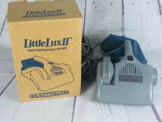 Vintage Electrolux Little Lux Ii Handheld Vacuum,  Model L118a