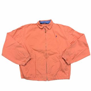 Vintage Polo Ralph Lauren Peach Color Usa - Made Harrington Jacket Men’s Sz Medium