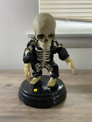 Vintage Gemmy Groovin Ghoul Dancing Skeleton 9.  5 " Grave Raver Livin La Vida Loca