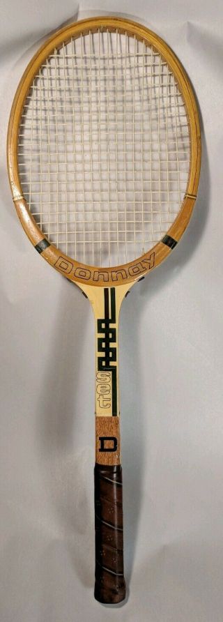 Vintage Donnay Set Pro Tennis Racket M 4 1/2 Made In Belgium Rare