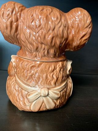 Vintage 1957 Brush McCoy Pottery Teddy Bear Cookie Jar 014 Made in USA 2