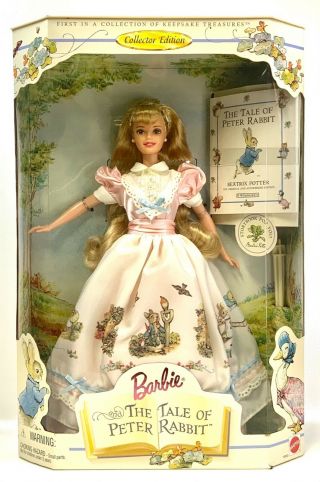 Barbie And The Tale Of Peter Rabbit Doll 1997 Collector Edition 19360