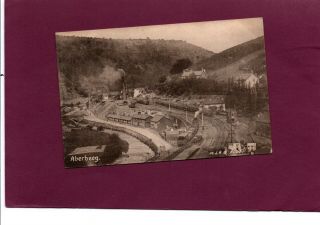 Vintage Postcard Aberbeeg Railway Station Monmouthshire Posted 1919
