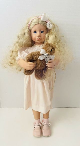 20” Julie Good Kruger Daddy ' s Girl Vinyl Doll and 3