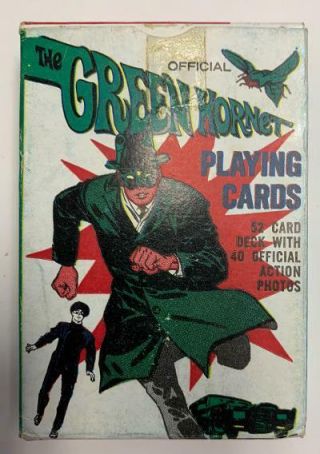 Vintage 1966 Greenway Productions Green Hornet Deck Of Playing Card Set