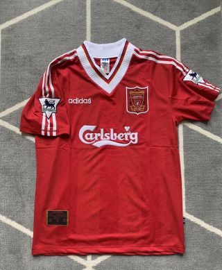 Liverpool Vintage 1995 1996 Adidas Home Shirt - Xl - 22 Inches Pit To Pit