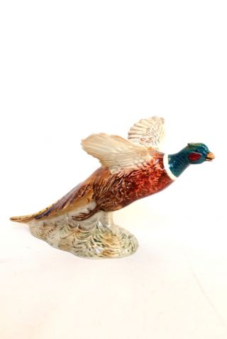 Vintage Beswick England 849 Flying Pheasant Bird Ornament - B35