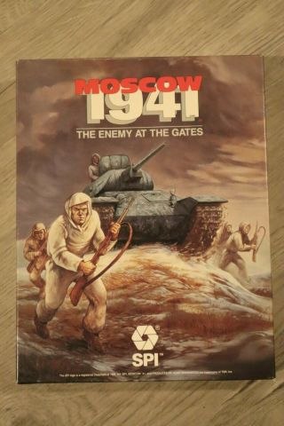 Vintage Spi Tsr 1987 Moscow 1941 Game The Enemy At The Gates Russia Unpunched
