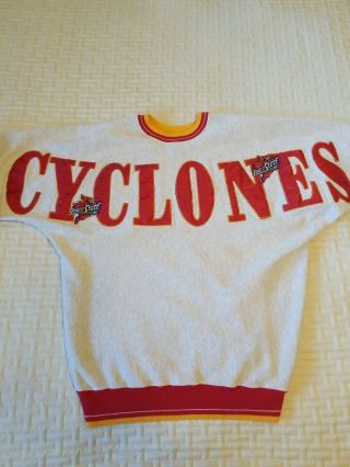 Vintage Iowa State Cyclones Legends Athletic Sweatshirt Medium Embroidered
