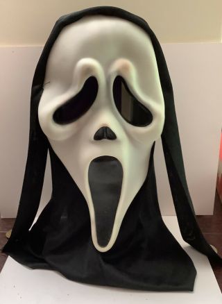 Vintage Scream Mask Movie Ghost Face Easter Unlimited Funworld Halloweens9206.  F8