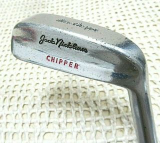 Vintage Macgregor Jack Nicklaus Chipper 34 " Right Hand Stiff Flex Steel Shaft