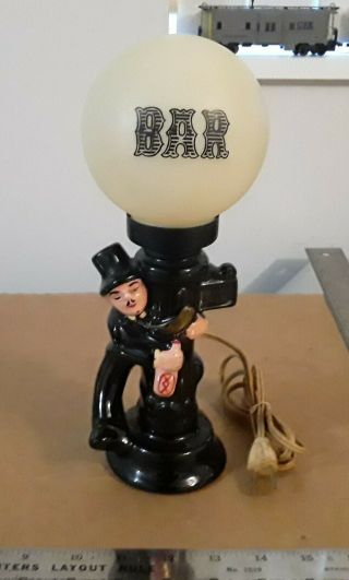 A Price Import Of Japan Bar Light Vintage Antique Charlie Chaplin Lamp Post