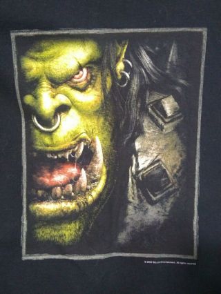 Vtg 2002 World Of Warcraft 3 Reign Of Chaos T Shirt Mens Size Xl 7·03·02