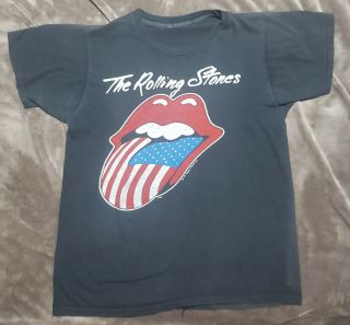 Vintage And Rare The Rolling Stones " Tattoo You " Tour Concert T Shirt