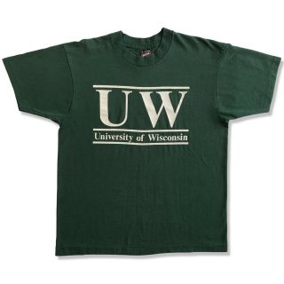 University Of Wisconsin Madison Vtg 90s Single Stitch T - Shirt Uw - Madison Tee L